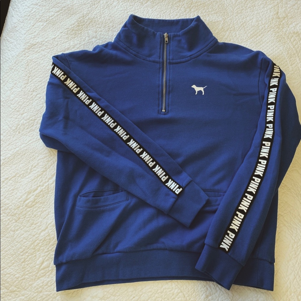 Blue VS half zip🖤